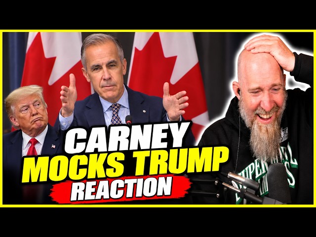 American Reacts to Mark Carney Mocking Donald Trump