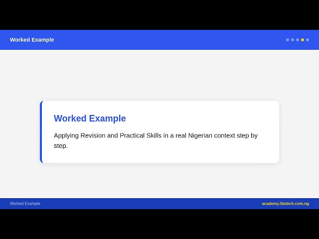 JSS 1 Computer Studies - Revision and Practical Skills | Nigerian Curriculum