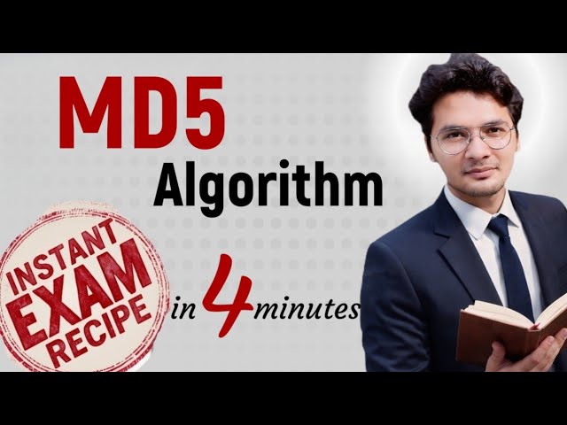 MD5 Algorithm - Steps, example, application, advantages, Disadvantages| Unbeaten Learning
