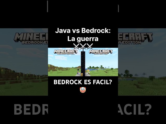 JAVA vs BEDROCK: ¿Cuál es para Bebés? 👶☕📱