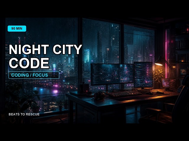 Cyberpunk 2077 Night City Coding Vol. 2 | 90 Min Music for Coding, Programming And Deep Focus