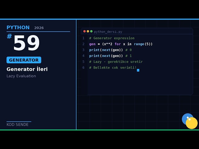 Advanced Python Generators | Lazy Evaluation and Generator Expressions