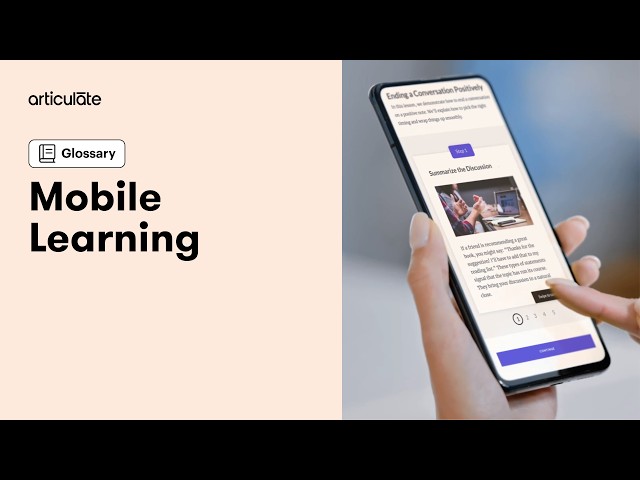 Mobile Learning: How Training Works on the Go