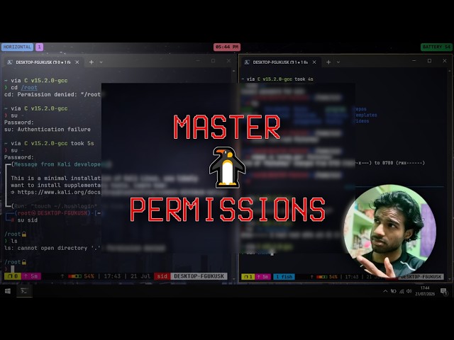 Master Permission | #LINUX #Lecture #7