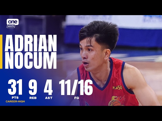 Adrian Nocum EXPLODES FOR NEW CAREER-HIGH 💥 vs Magnolia | PBA SEASON 50 GOVERNORS' CUP
