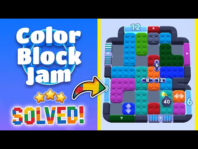 Color Block Jam - Level 1233 Walkthrough 🧩 | New Update Solution (Rollic Games) 📱