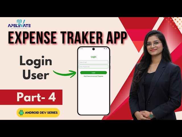 50. Expense Tracker App | Firebase Login & Auto Login in Android | Part 4