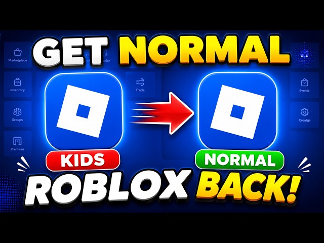 How to Get Normal Roblox Back (After Roblox Kids & Select Update)