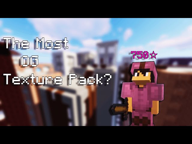Hypixel Bedwars Using The Default Pack!?..