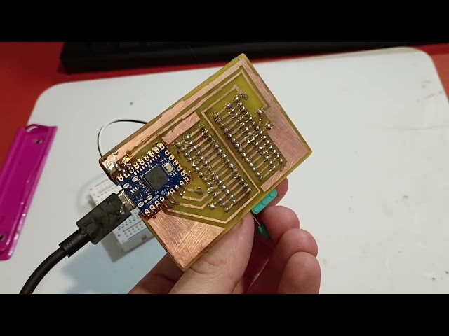 custom RP2040 Atmega328P programmer board