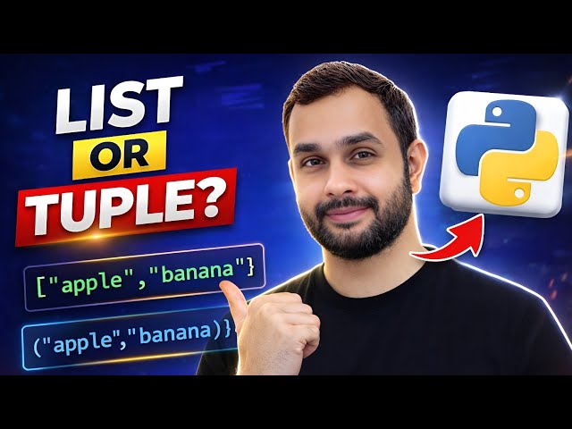 Python Lists vs Tuples Explained | List vs Tuple in Python for Beginners