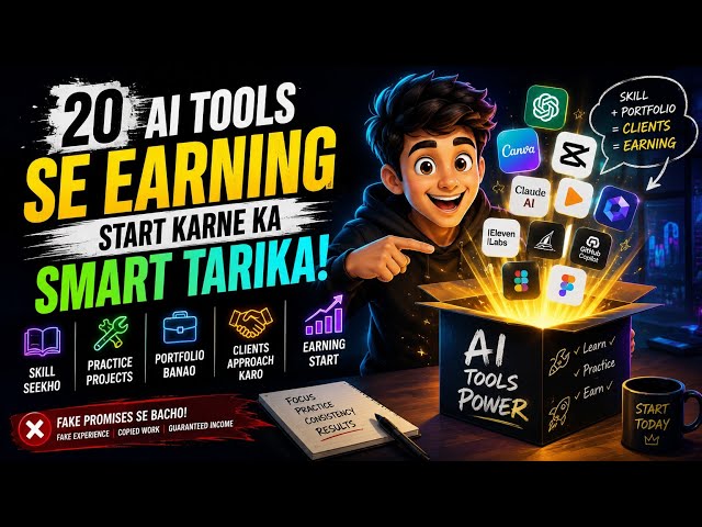 Master 10 AI Tools to Build In-Demand Digital Skills & Earn Online
