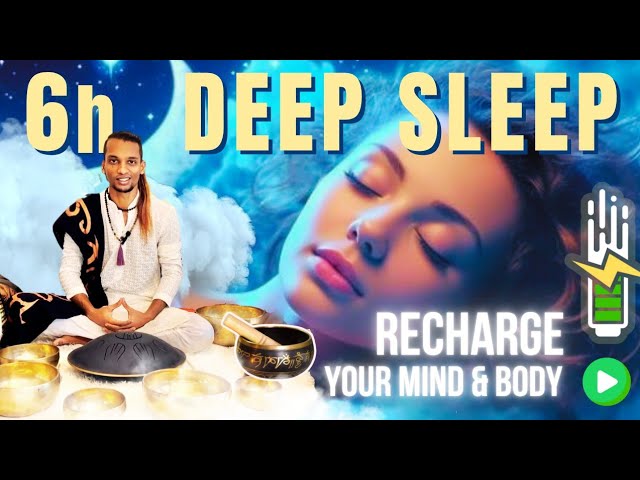 6 Hours Ancient Tibetan Singing Bowls for Deep Sleep – Sound Healing Frequency & Rain Vibrations