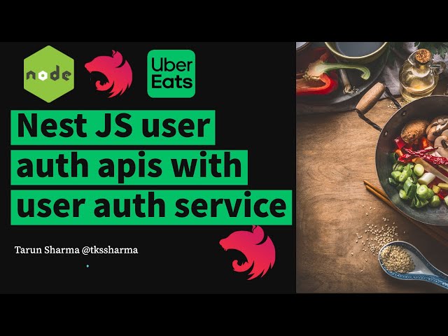 Nest js user auth apis Signup, Signin for auth service #22 #nestjs  #microservices