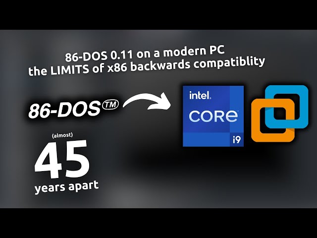 86-DOS 0.11 on a modern PC