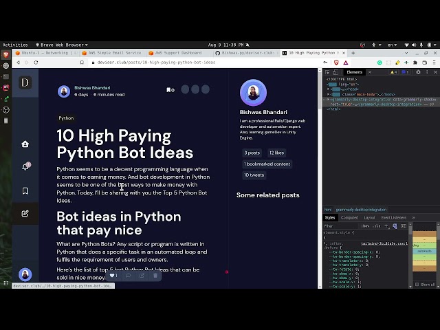 Update: Ruby on Rails open-source project! Medium Alternative: Dark Mode! Asking for contributions!
