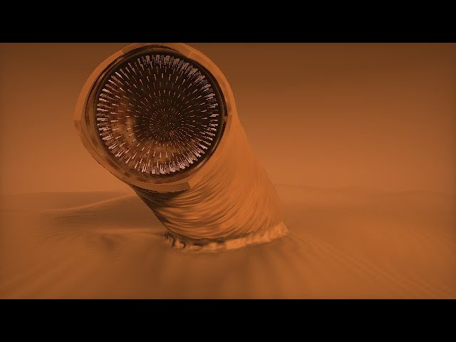 Realtime Rendering: Dune (Sand Worm) (360° VR)