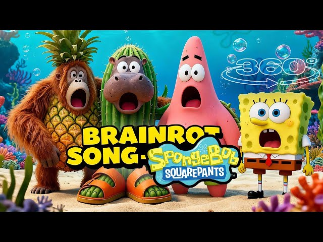CANCIÓN DE BRAINROT – Bob Esponja (Parodia del ukelele) 360°