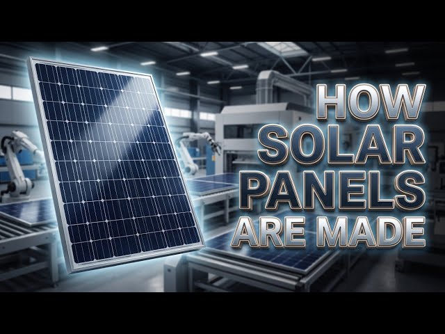 Inside a Solar Panel Factory – (Full Process) How Solar Panels Are Made