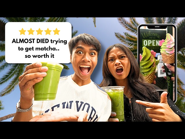 Trying SECRET Matcha Spots in LA!