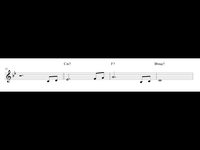 How to practice Target notes for jazz vocabulary