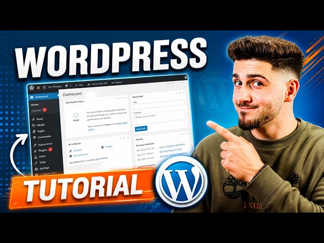 Bluehost WordPress Tutorial | Design, Customize & Launch Your Site (2026)