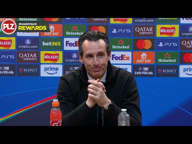 "I am SO proud" | Unai Emery Post Match Press Conference | Aston Villa 3-2 PSG