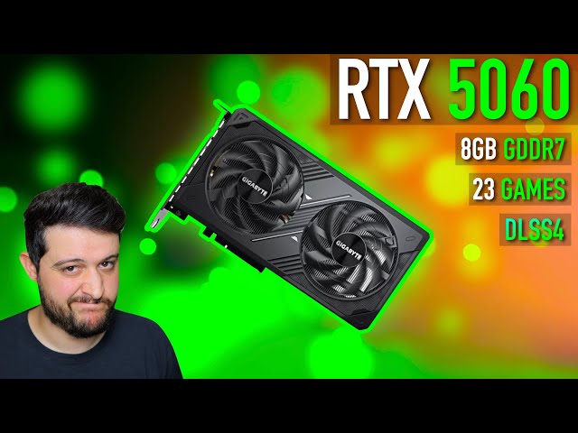 RTX 5060 8GB: ¡Revisión del juego a 1080p!
