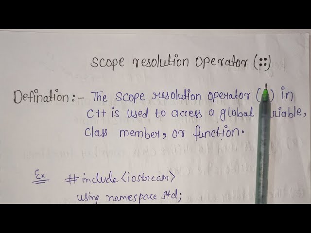 Scope Resolution Operator in C++ Explained | Global vs Local Variable | C++ Tutorial for Beginners