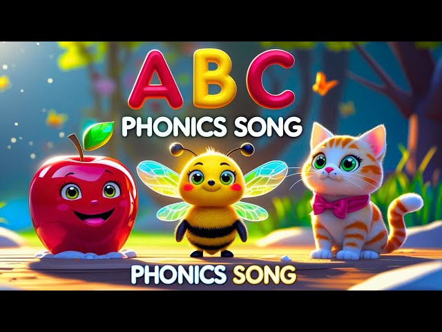 ABCD Song for Kids 🍉🍌| A for Apple 🍎 | Fun Learning song | Fruits Fun for Kids