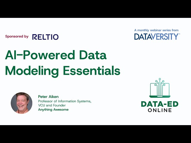 Data-Ed Online: AI Powered Data Modeling Essentials