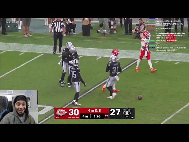 FlightReacts To Kansas City Chiefs vs. Las Vegas Raiders Game Highlights | NFL 2026 Season Week 4!