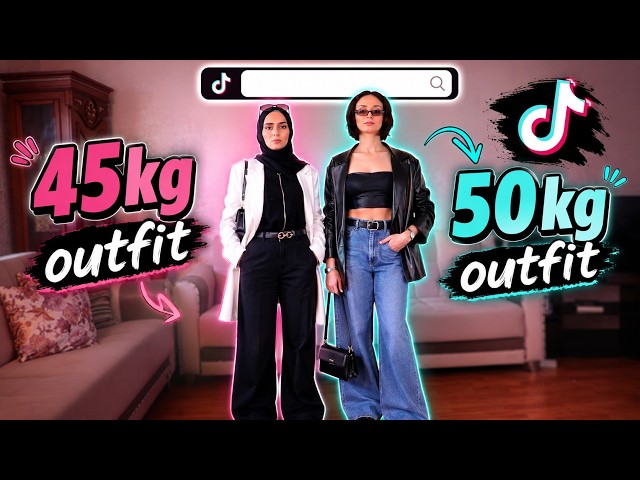 TikTok chooses our outfits 👗 supermodel bodies 😂