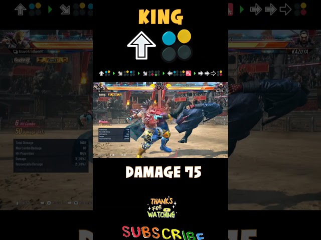 King combo tekken8 I King easy combo for beginners tekken8 I Tekken8 King combo guide#Tekken8#King