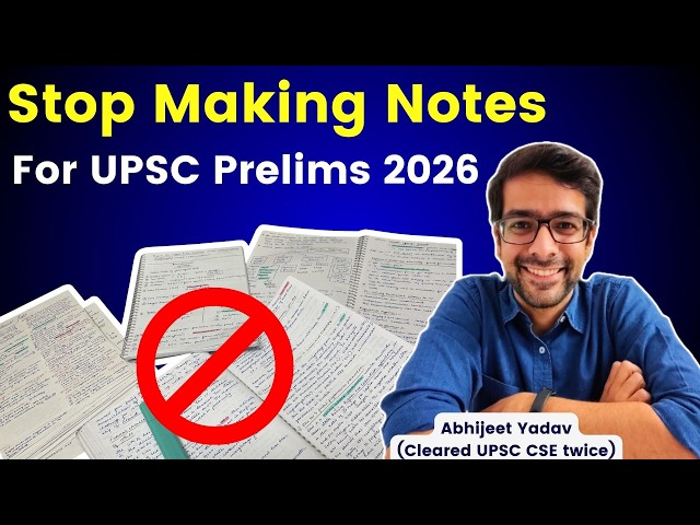 *THIS* Is How I Would Prepare for UPSC Prelims 2026