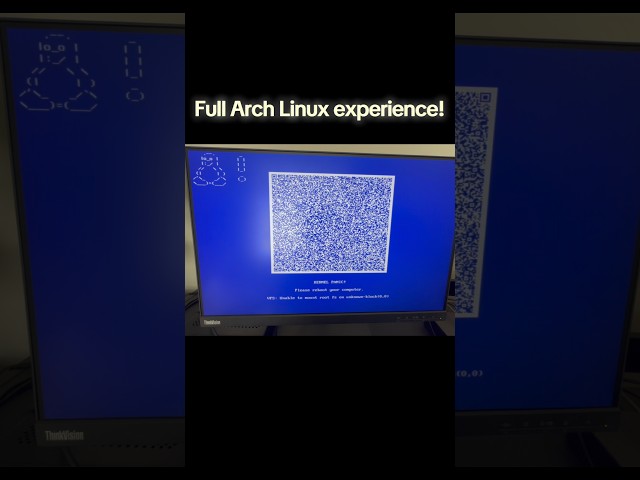The Full Arch Linux Experience!#linux #techgirl #arch #techtok #minipc #archlinux #gnulinux #fyp