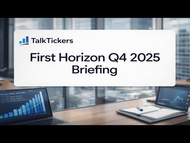First Horizon Q4 2025 Earnings Beat: Strong Growth & Bold Buybacks