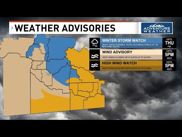 ⚠️ Wednesday Weather Alerts