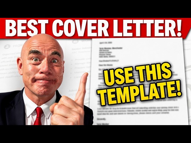 HOW TO WRITE A COVER LETTER FOR A CV OR RESUME! (TEMPLATE + SCRIPT INCLUDED!)