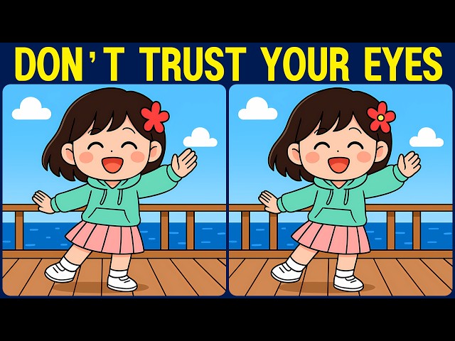 [Spot the Difference Brain Training] The subtle differences will test your attentiveness.