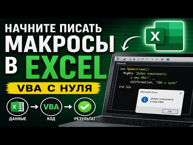 Начните автоматизировать Excel VBA с нуля | Start Automating Excel with VBA