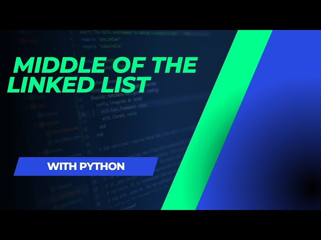 Middle element of linked list (Python)