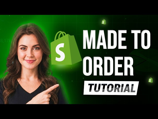 Shopify Made-to-Order Tutorial (2026): Sell Without Holding Inventory