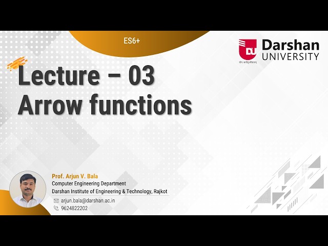 ES6+ Part 03 - Single Parameter Arrow Function Syntax