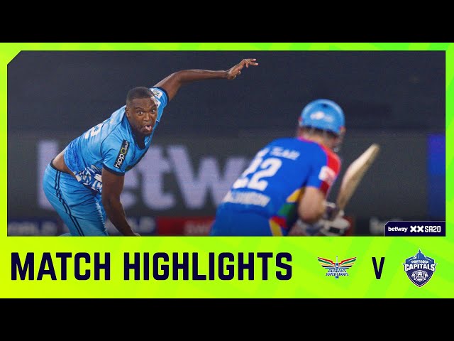 Durban's Super Giants vs Pretoria Capitals | Match 16 Highlights
