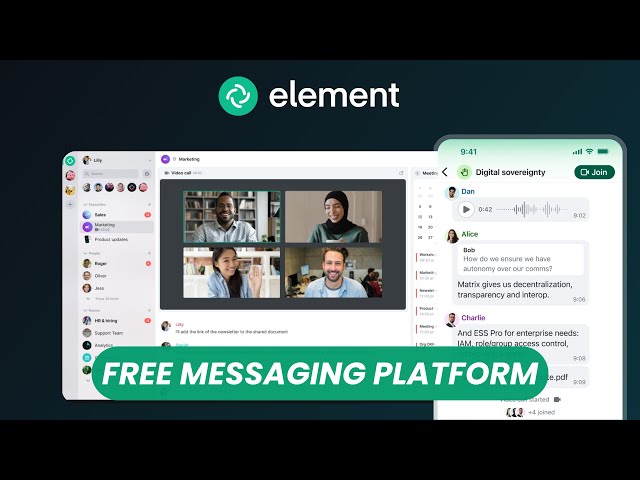 Element: The Open Source Alternative to Telegram & Slack