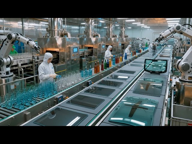 Inside a Glass Processing Plant: From Raw Materials to Molten Glass (Complete Process)