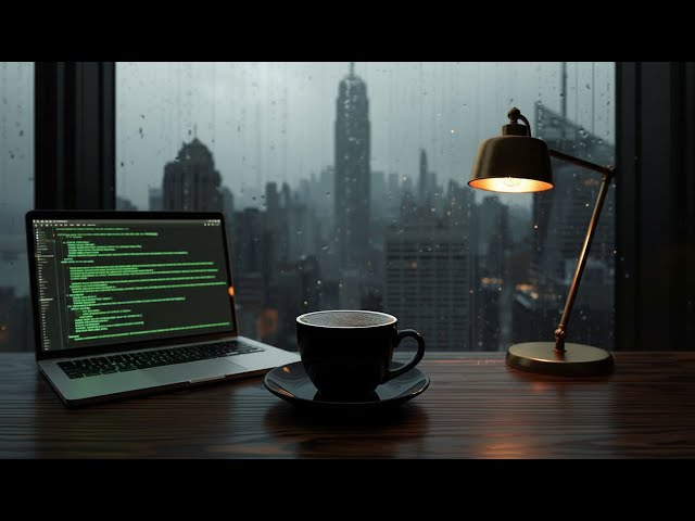 Neon Glow Sanctuary: Cyberpunk Ambience for High-Performance Work