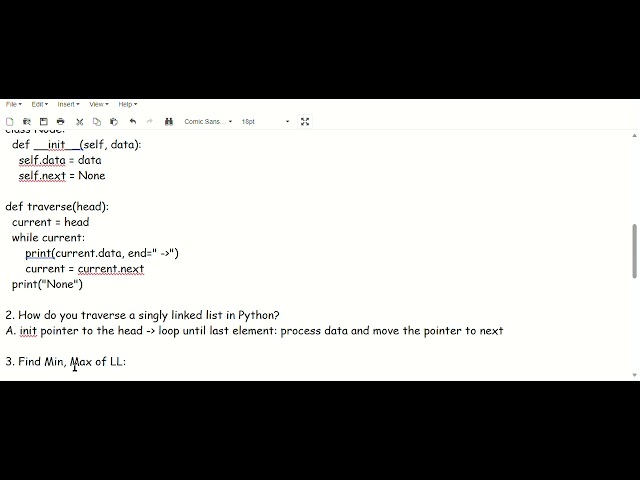DSA & Algorithms   Linked Lists in Python