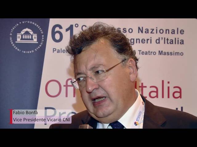 Contributo di Fabio Bonfà - 61° Congresso Nazionale CNI Palermo